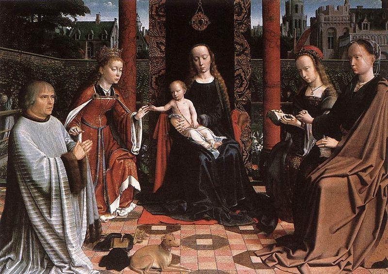 Gerard David The Mystic Marriage of St Catherine oil painting image
